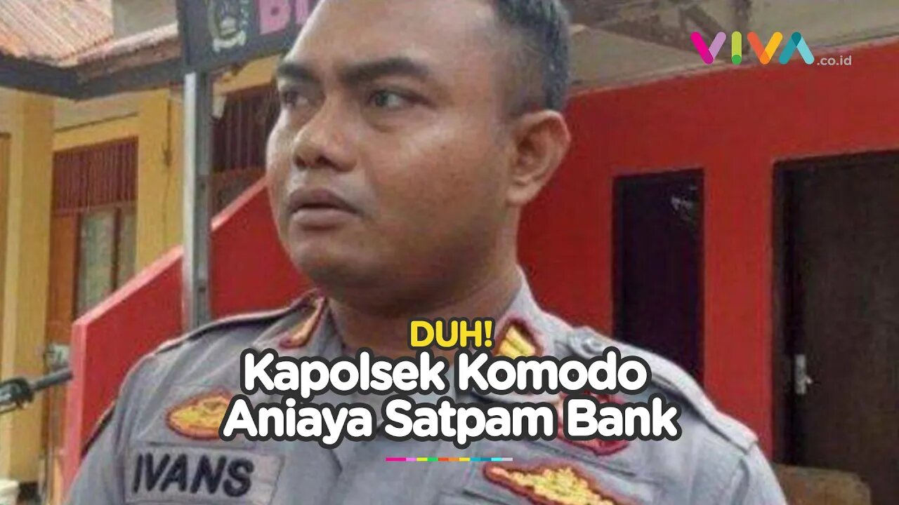 KEJI! Kapolsek Komodo Seret, Pukuli dan Benturkan Kepala Satpam Bank ke Dinding