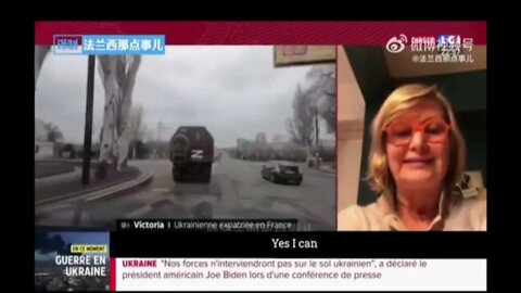 Ukrainian Women Leaves French News Show In Uproar | Direct LCI