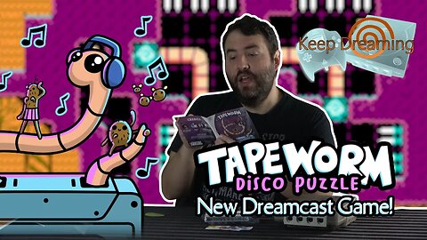 Keep Dreaming - TAPEWORM DISCO PUZZLE New 2022 Sega Dreamcast Game - Adam Koralik