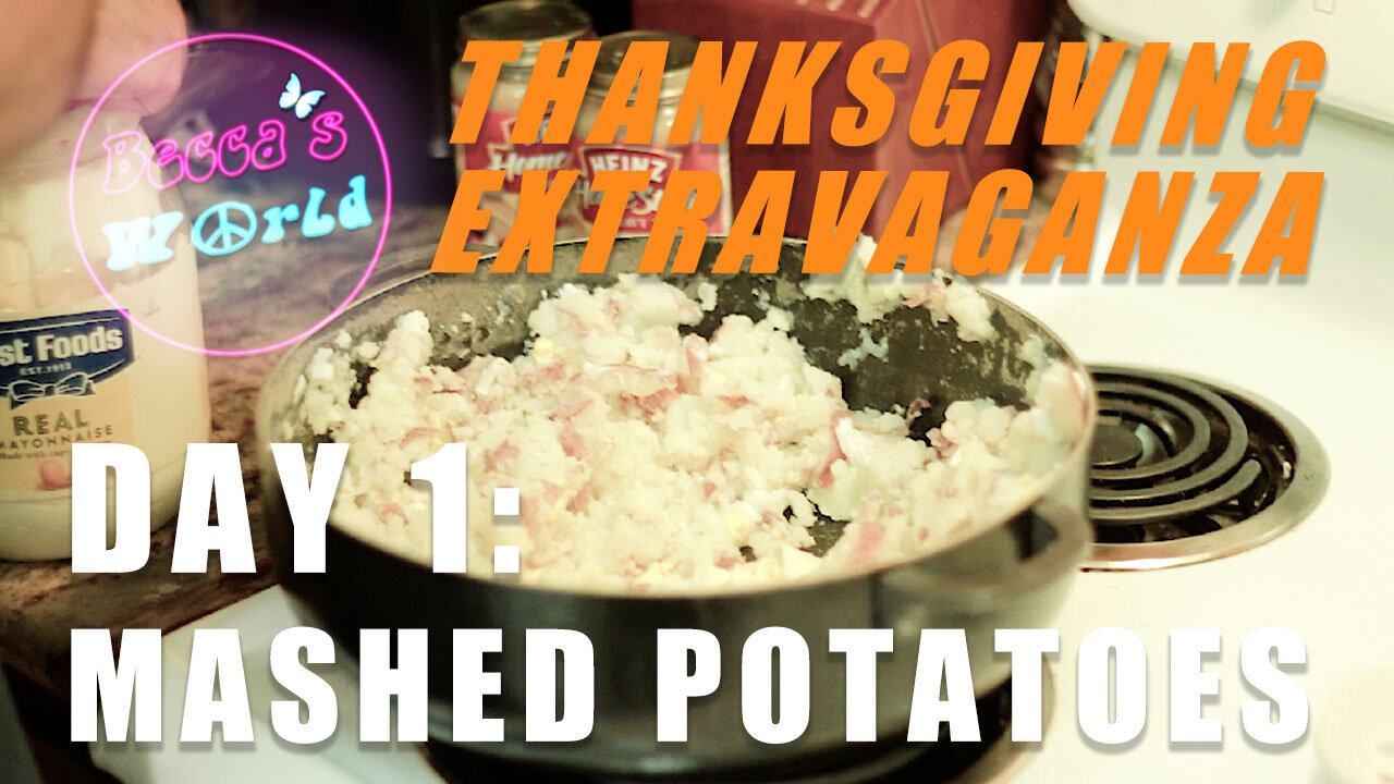 Thanksgiving Extravaganza! Day 1: Mashed Potatoes