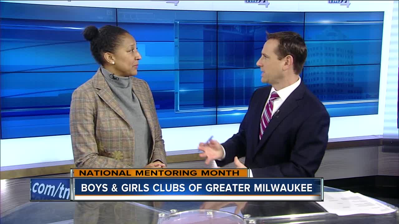 Celebrating National Mentoring month with the Boys and Girls club of greater Milwaukee