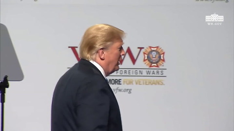 Trump Calls 94-Year-Old Veteran Onstage, Delivers Incredible Birthday Surprise