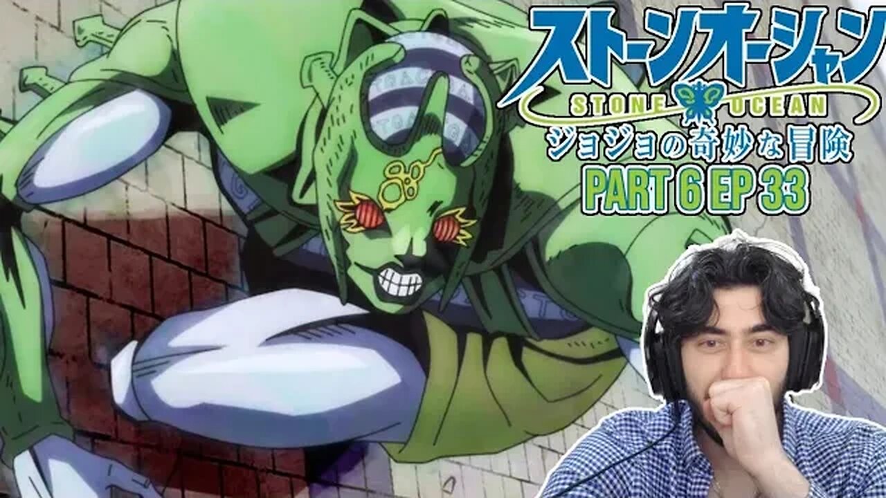 STAND UPGRADE?? | JJBA Part 6: Stone Ocean Ep 33 | REACTION