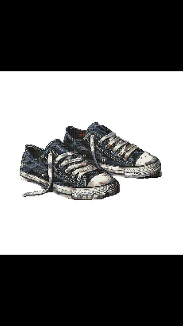 TRENDY TRAINERS Cross Stitch Pattern by Welovit Cross Stitch | welovit.net | #welovit #crossstitch