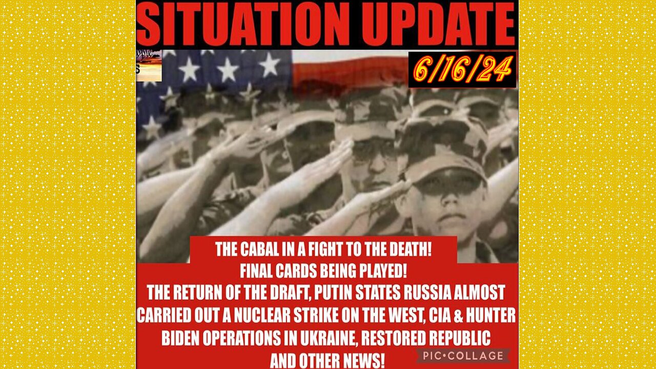 SITUATION UPDATE 6/16/24 - Nato At War W/Russia,Israel & Hezbollah,Trump Trial,Gcr/Restored Republic