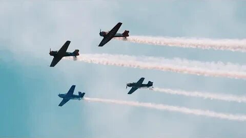 Warbird Fly-Over during Largest Boat Parade Record Attempt - Navarre, Florida