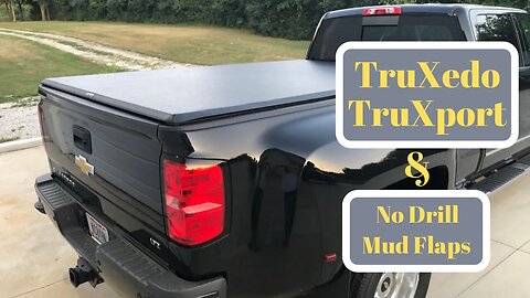 TruXedo TruXport Tonneau Cover & Weathertech Mud Flaps