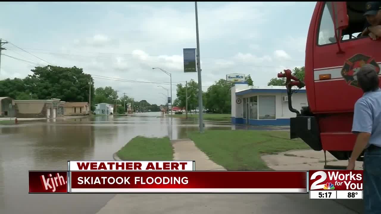 Skiatook flooding slowly improving