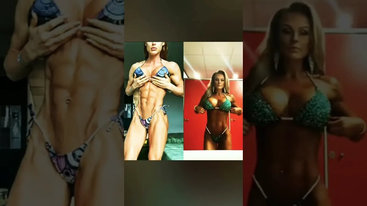 Female muscle flexing 🔥#shorts💞