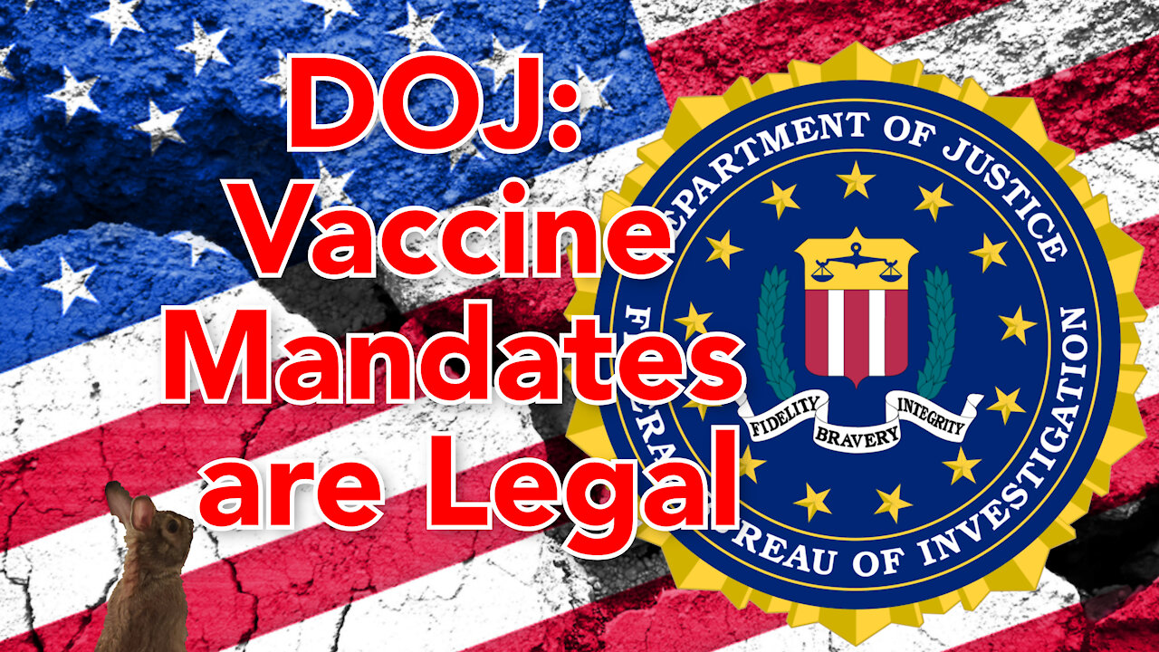 DOJ: Vaccine Mandates even by your employer are Legal...