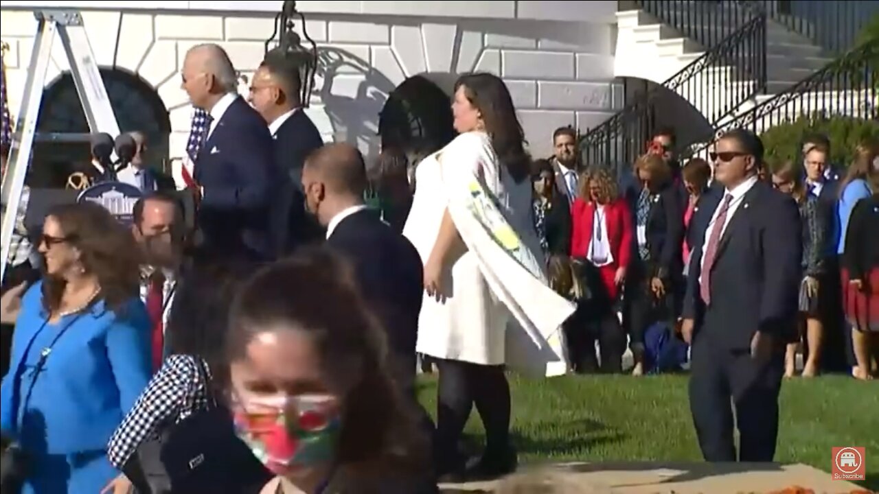 Joe Biden Gets Confused, Tries to Talk Into Microphone 🎤 While Music is Blasting