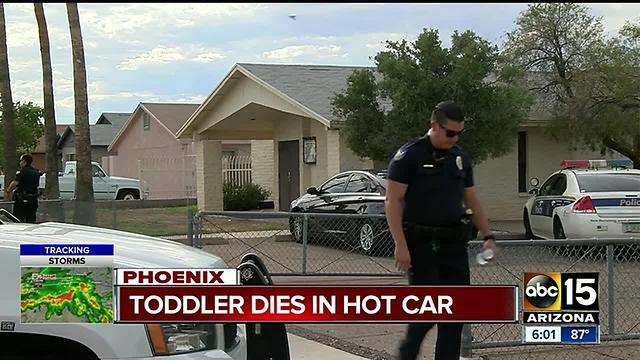 One-year-old boy found dead in hot car in south Phoenix