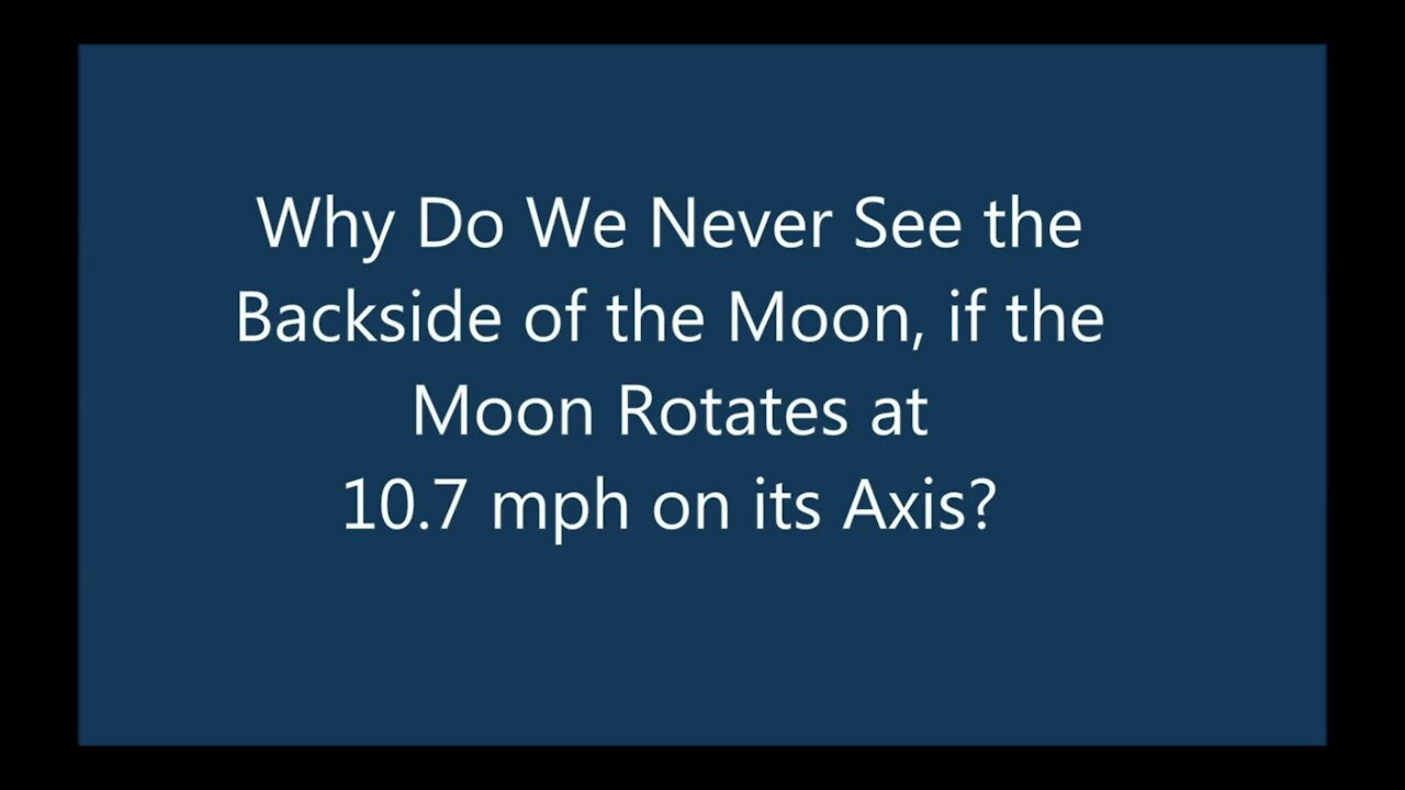 Flat Earth Moon Faces and Earth Fallacies