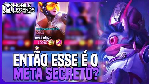 ENTÃO ESSE É O META SECRETO DOS GLÓRIAS? | CYCLOPS | MLBB