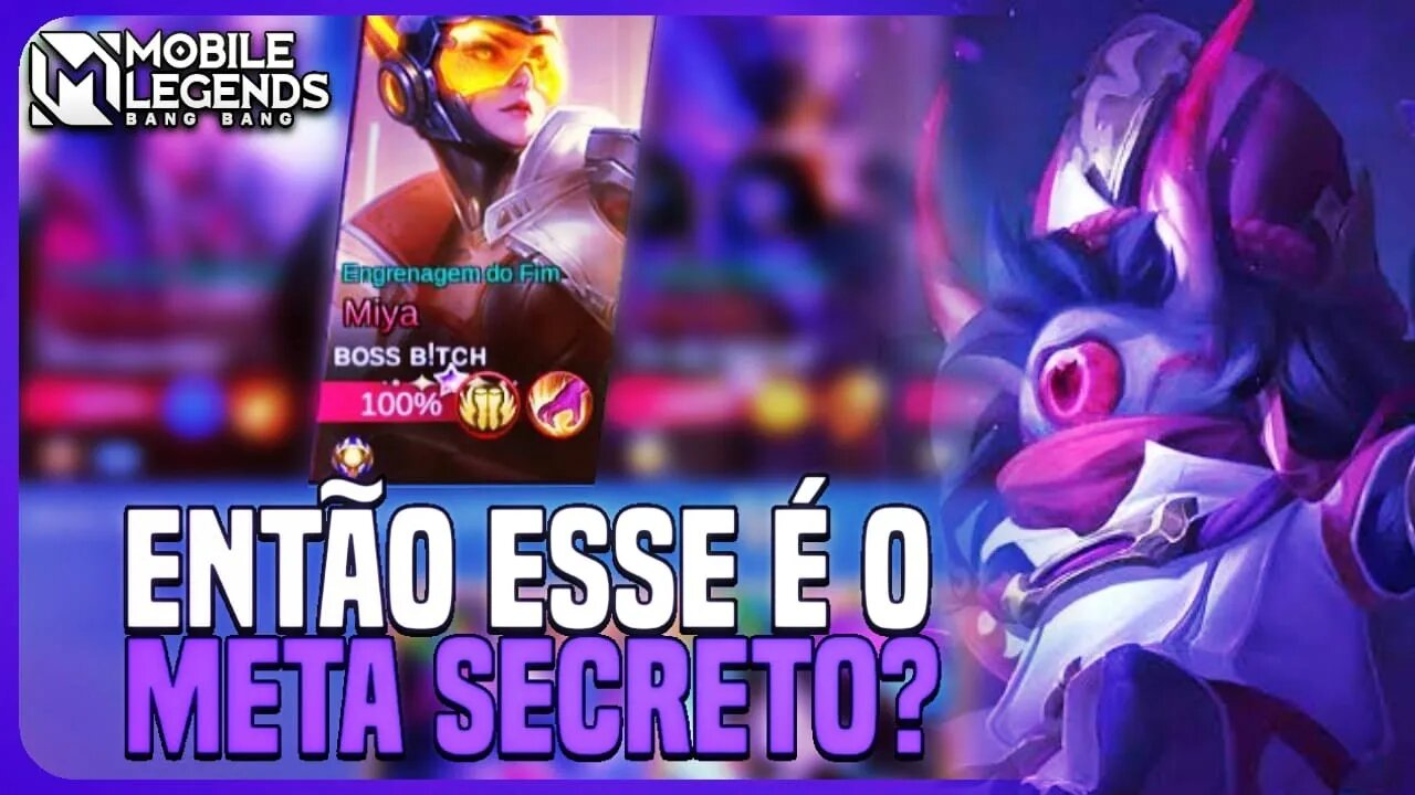 ENTÃO ESSE É O META SECRETO DOS GLÓRIAS? | CYCLOPS | MLBB