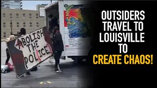 Protesters Descend On Louisville