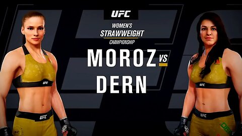 EA Sports UFC 3 Gameplay Mackenzie Dern vs Maryna Moroz