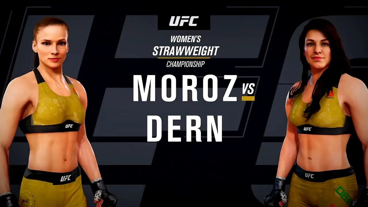 EA Sports UFC 3 Gameplay Mackenzie Dern vs Maryna Moroz