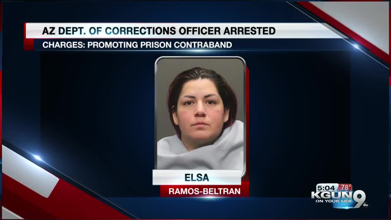 Arizona corrections officer arrested for promoting prison contraband