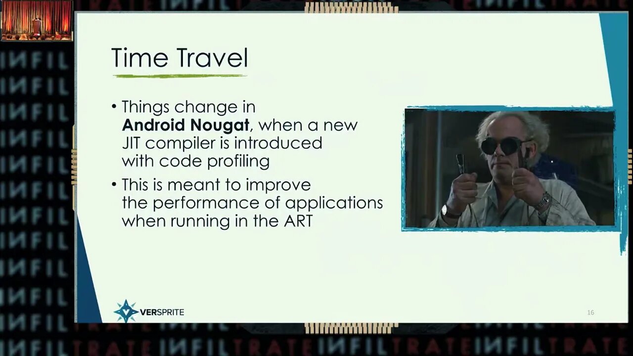 Back to the future Going back in time to abuse Android's JIT, Benjamin Watson