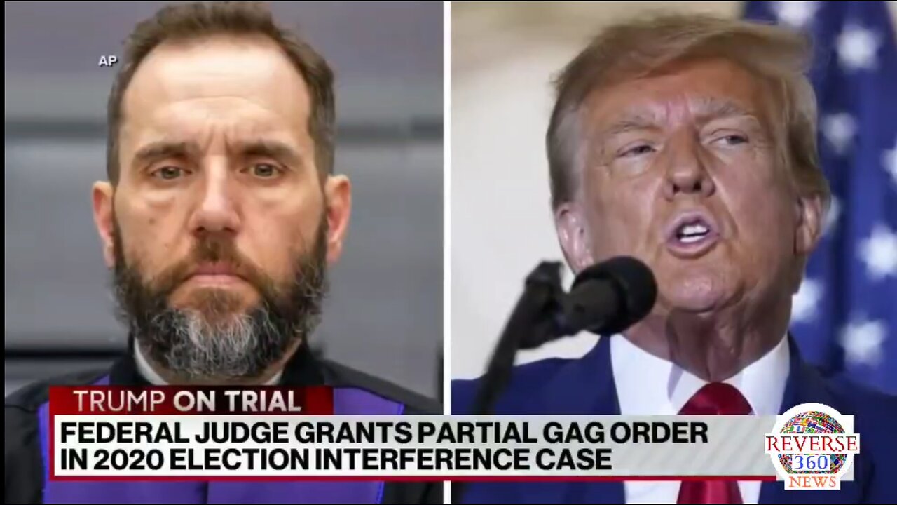 Judge issues gag order for Trump in Jan. 6 case