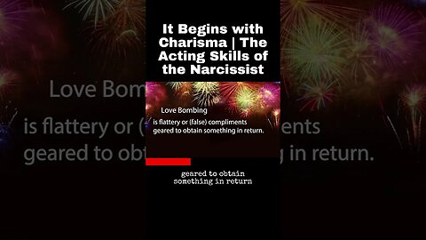 It Begins with Charisma | The Acting Skills of the Narcissist