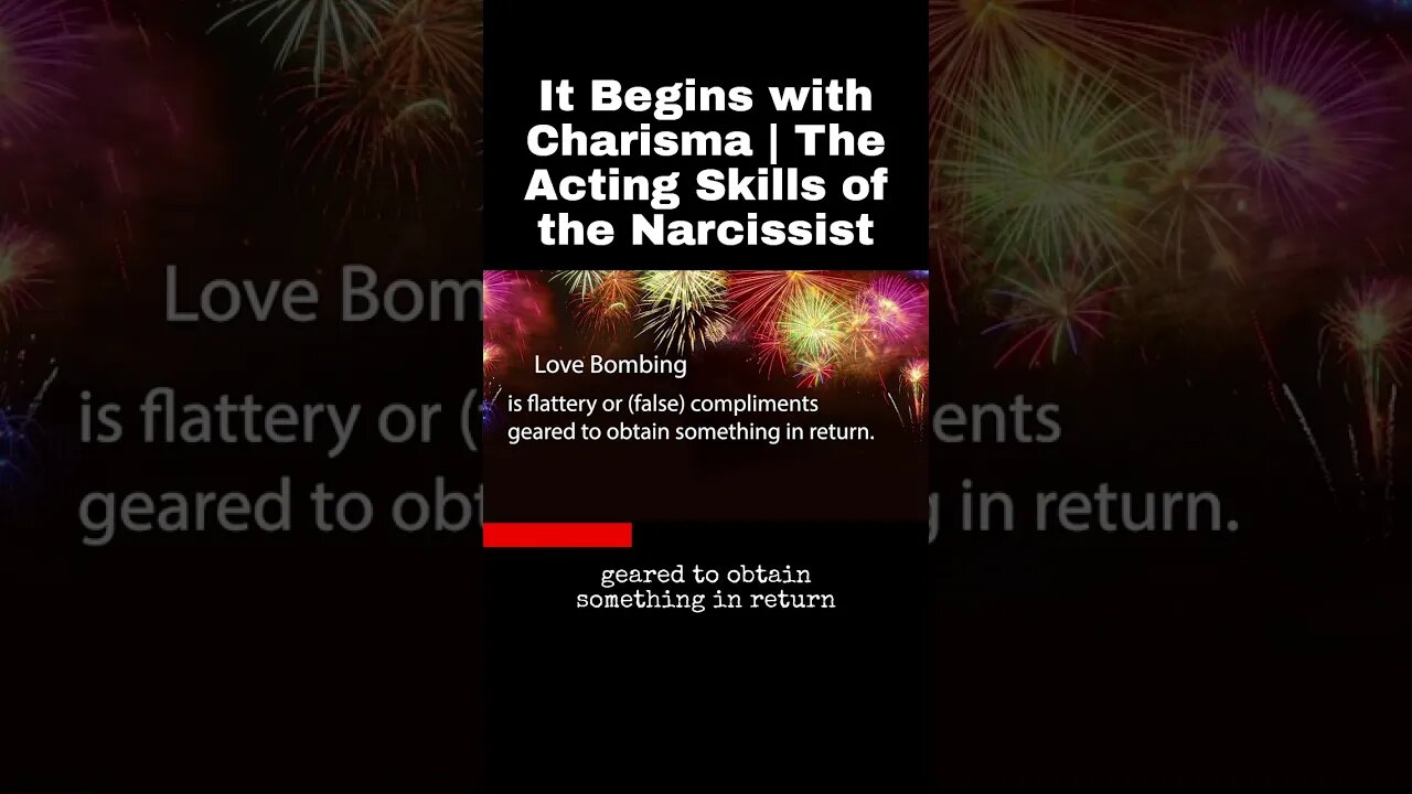 It Begins with Charisma | The Acting Skills of the Narcissist