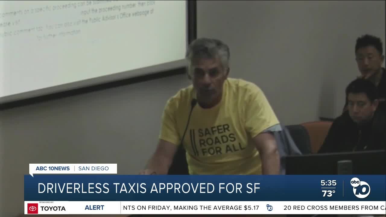 2 rival robotaxi services win approval to operate throughout San Francisco despite safety concerns