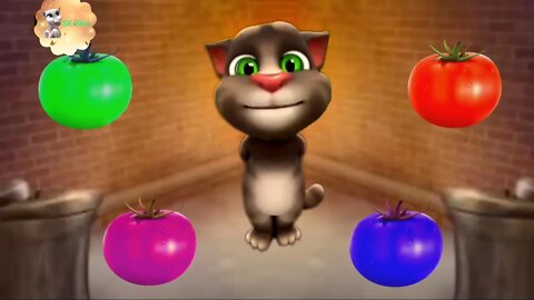 talking Tom Billu colourful tamatar funny video sk Billu