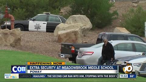 Security stepped up at Poway school after "hit lists" found