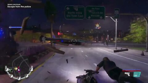 Saints Row: Flying cop car