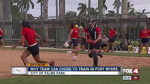 Team USA training in Fort Myers