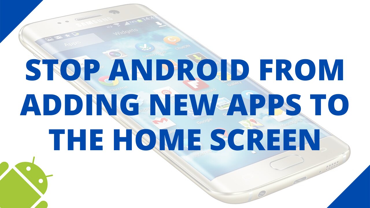 How to stop Android from adding new apps to the home screen