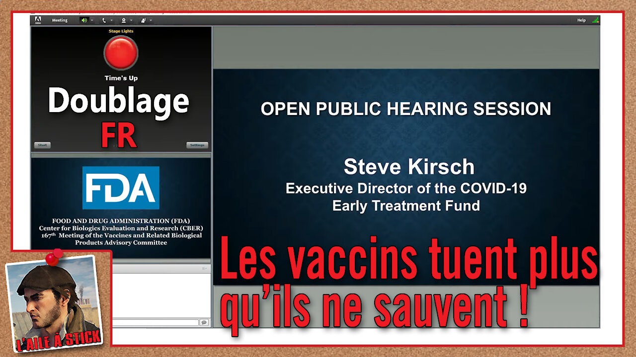 2021/082 FDA - Les vaccins COVID tuent plus qu'ils ne sauvent !