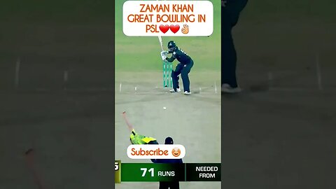 what a great bowling Zaman khan in psl ❤️❤️👌 #psl #shortsfeed #viralshort