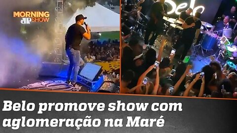 Show de Belo com aglomeração vira caso de polícia