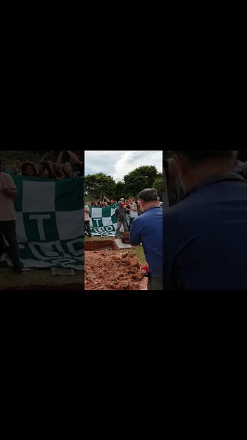 Velório da torcedora do Palmeiras assassinada no entorno do Allianz Parque