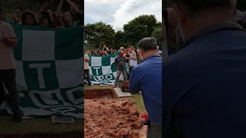 Velório da torcedora do Palmeiras assassinada no entorno do Allianz Parque