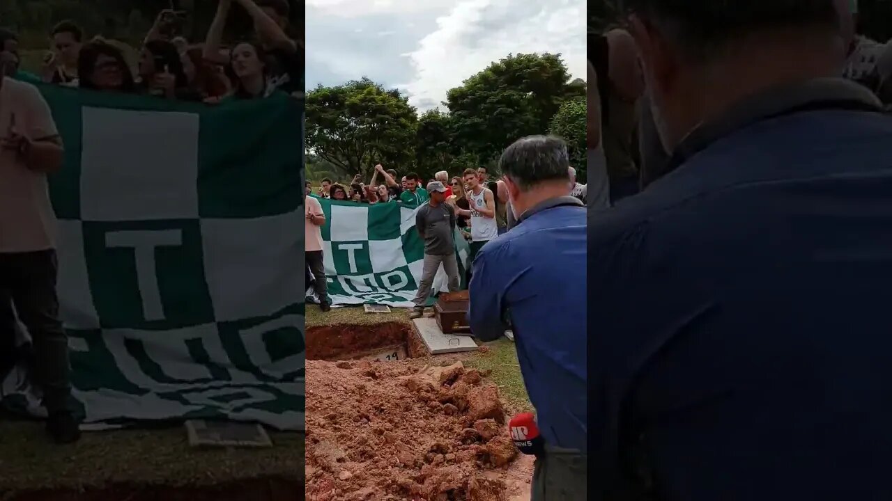 Velório da torcedora do Palmeiras assassinada no entorno do Allianz Parque