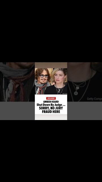 Amber Heard SHUT DOWN by Judge