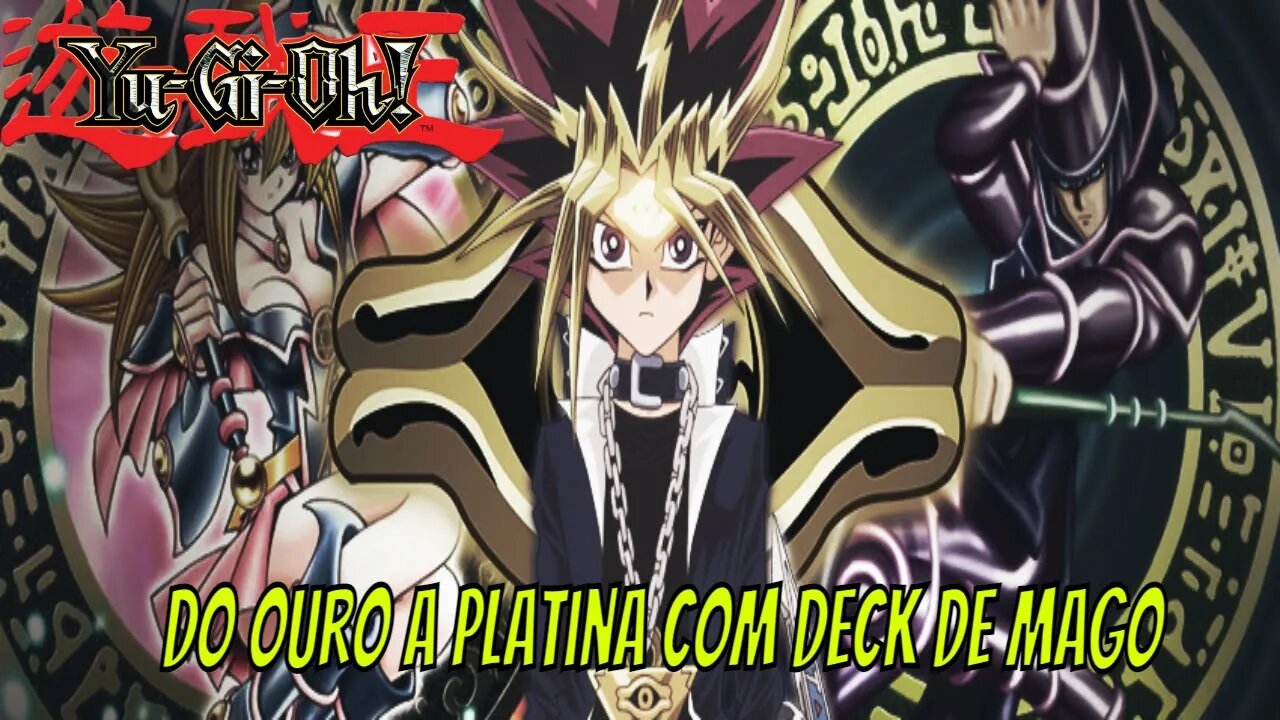 Yu Gi Oh Master Duel Ranked - rumo do ouro a platina com deck de mago negro