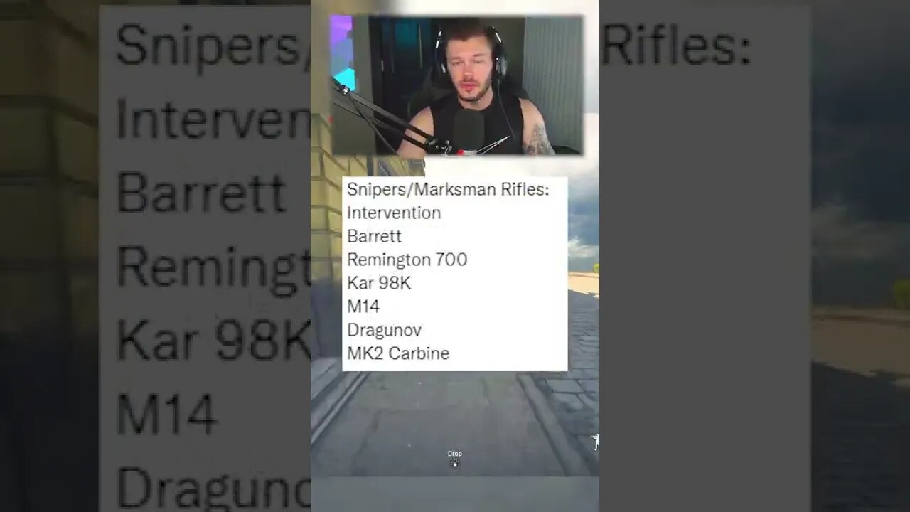 Leaked Modern Warfare 2 Weapon Names