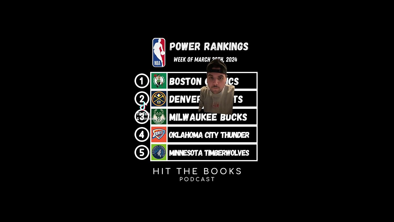 NBA Power Rankings for the week of 3/29/2024! Do you agree or disagree with this list?