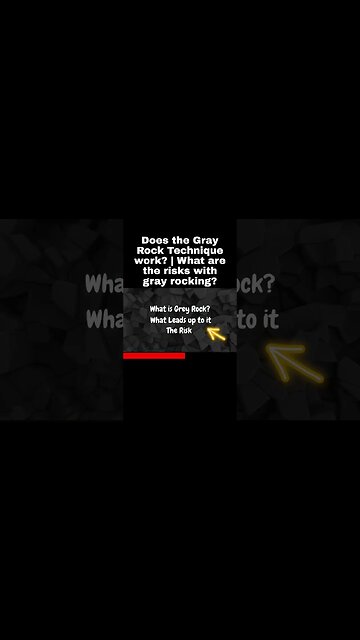 Does the Gray Rock Technique work? | What are the risks with gray rocking?