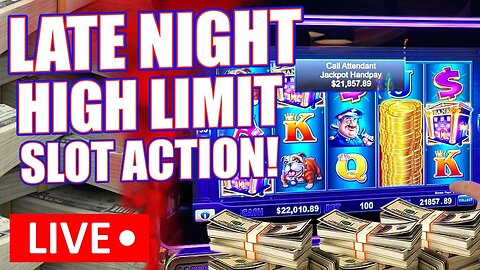 🔴 LIVE! SET YOUR ALARM! MORE HIGH LIMIT SLOT ACTION TONIGHT! GOING FOR THE GRAND JACKPOT