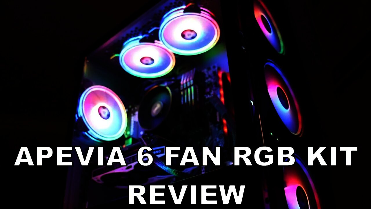 Apevia rgb kit review review sound test and all color combos shown