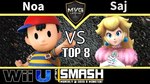 Noa (Ness) vs. Saj (Peach) - SSB4 Losers Top 8 - CFL Smackdown