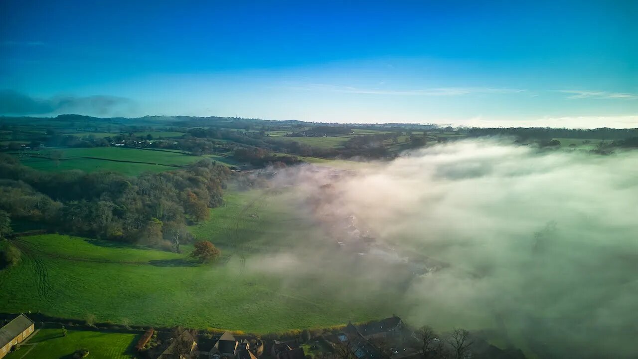 Mendip Mist over South Horrington, Wells