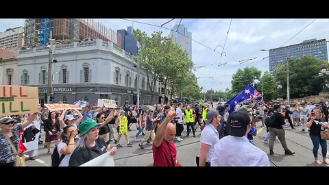 Protest LIVE MELBOURNE AUSTRALIA (06/11/21)