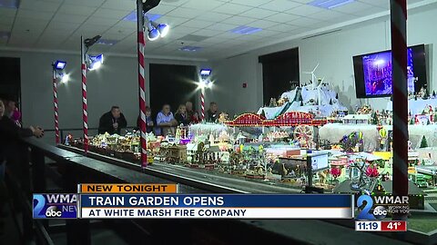 Holiday train garden opens at White Marsh Fire Company